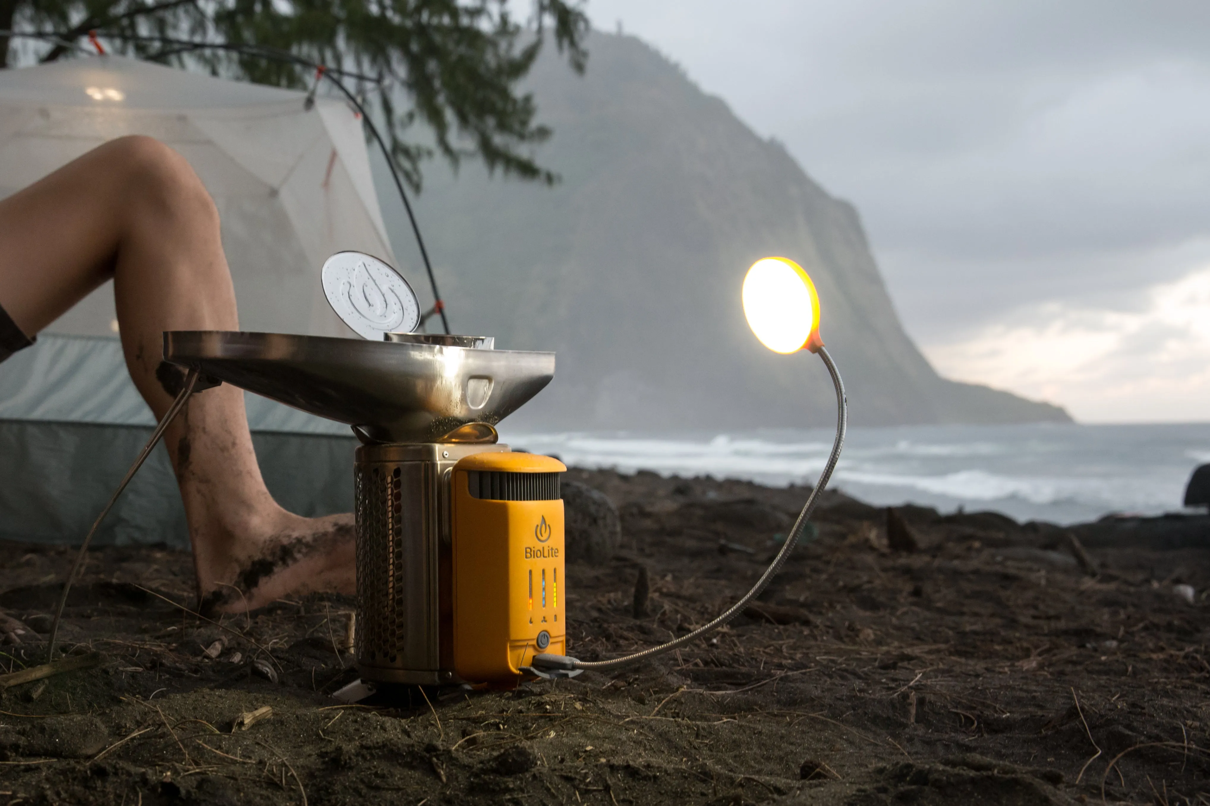 BioLite CampStove 2 Bundle: Portable Grill, KettlePot, and FlexLight - Ultimate Survival Gear Combo