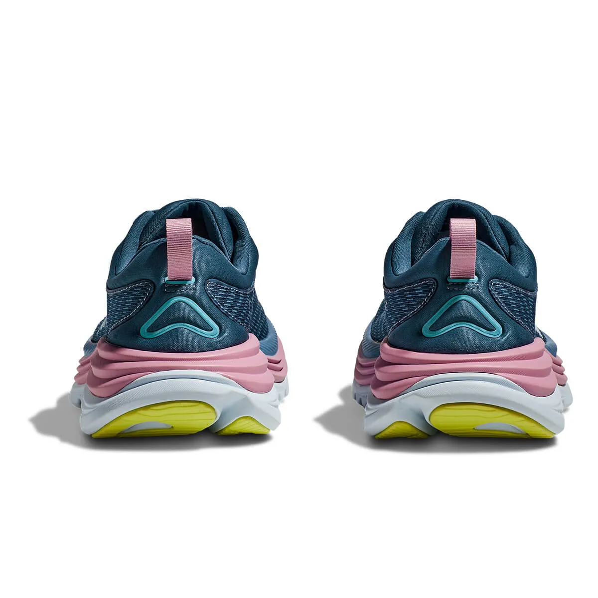 Womens Hoka Gaviota 5 Running Shoes in Real Teal/Shadow - Cushioned Supportive Sneakers