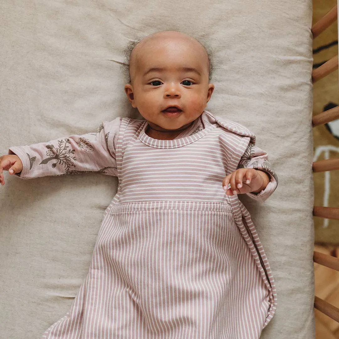 Merino Kids Go Go Sleeping Bag - Standard Weight - Misty Rose Stripe