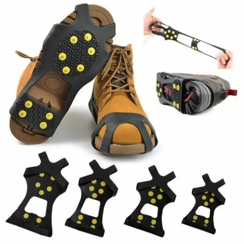 Outdoor Mountaineering Snow Anti-slip Claws Anti-slip Shoe Covers Winter Rock Climbing Anti-slip Shoes Boots Snow Splints