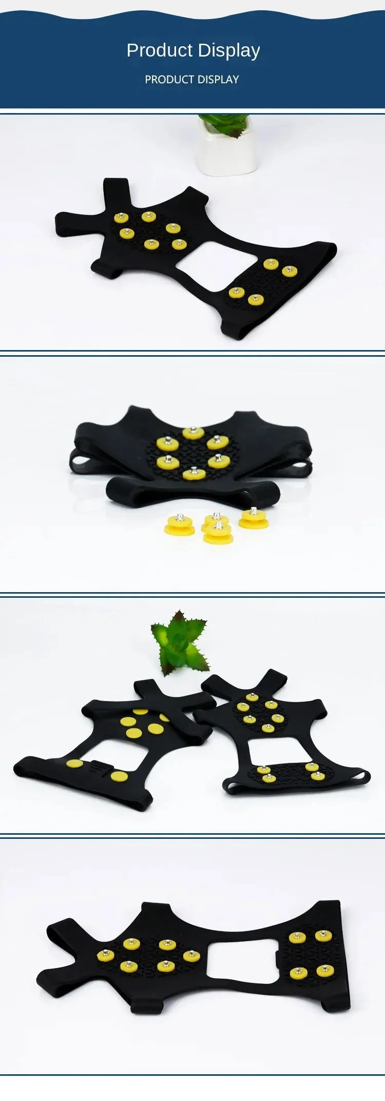 Outdoor Mountaineering Snow Anti-slip Claws Anti-slip Shoe Covers Winter Rock Climbing Anti-slip Shoes Boots Snow Splints